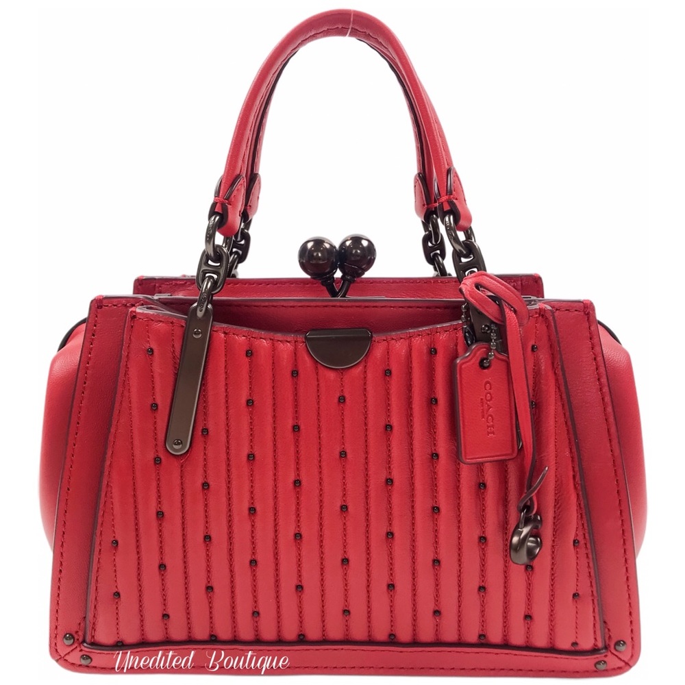 COACH Kisslock Dreamer 21 With Quilting and Rivets - Picture 4 of 12